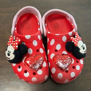 Official Disney Minnie CROCS Child Size 9